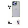 MARSİLYAN™- iPhone 14 Pro Max Kılıf Yankı Asil Serisi - Siyah Joko 5D Cam + Bilvis Titan Kamera Lens - GS