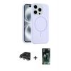 MARSİLYAN™- iPhone 14 Pro Max Kılıf Yankı Form Serisi - Şeffaf 360 Full Body Arka Koruyucu + Raze Metal Kamera Lens - GS