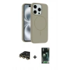 MARSİLYAN™- iPhone 14 Pro Max Kılıf Yankı Form Serisi - Şeffaf 360 Full Body Arka Koruyucu + Raze Metal Kamera Lens - GD