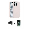 MARSİLYAN™- iPhone 14 Pro Max Kılıf Yankı Form Serisi - Şeffaf 360 Full Body Arka Koruyucu + Raze Metal Kamera Lens - GS