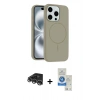 MARSİLYAN™- iPhone 14 Pro Max Kılıf Yankı Form Serisi - Şeffaf Royal Nano Ekran Koruyucu + Raze Metal Kamera Lens - GS