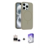 MARSİLYAN™- iPhone 14 Pro Max Kılıf Yankı Form Serisi - Siyah Bilvis 5in1 3D Magic Cam Ekran Koruyucu + Siyah Bilvis Titan Kamera Lens