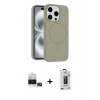 MARSİLYAN™- iPhone 14 Pro Max Kılıf Yankı Form Serisi - Siyah Bilvis Hayalet Cam Ekran Koruyucu + Bilvis Titan Kamera Lens - GD