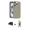 MARSİLYAN™- iPhone 14 Pro Max Kılıf Yankı Form Serisi - Siyah Bilvis Hayalet Cam Ekran Koruyucu + Raze Metal Kamera Lens - GS