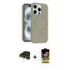 MARSİLYAN™- iPhone 14 Pro Max Kılıf Yankı Form Serisi - Siyah Buffer Cam Ekran Koruyucu + Raze Metal Kamera Lens - GD