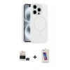 MARSİLYAN™- iPhone 14 Pro Max Kılıf Yankı Form Serisi - Siyah Joko 5D Cam + Bilvis Titan Kamera Lens - GD
