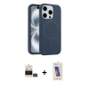 MARSİLYAN™- iPhone 14 Pro Max Kılıf Yankı Form Serisi - Siyah Joko 5D Cam + Bilvis Titan Kamera Lens - GD