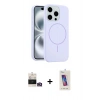 MARSİLYAN™- iPhone 14 Pro Max Kılıf Yankı Form Serisi - Siyah Joko 5D Cam + Bilvis Titan Kamera Lens - GD