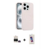MARSİLYAN™- iPhone 14 Pro Max Kılıf Yankı Form Serisi - Siyah Joko 5D Cam + Bilvis Titan Kamera Lens - GD