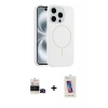 MARSİLYAN™- iPhone 14 Pro Max Kılıf Yankı Form Serisi - Siyah Joko 5D Cam + Bilvis Titan Kamera Lens - SH