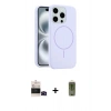 MARSİLYAN™- iPhone 14 Pro Max Kılıf Yankı Form Serisi - Siyah Joko Magic 5D Hayalet Cam + Siyah Bilvis Titan Kamera Lens