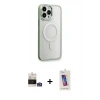 MARSİLYAN™- iPhone 14 Pro Max Kılıf Yankı Işık Özel Seri - Siyah Joko 5D Cam + Bilvis Titan Kamera Lens - GS