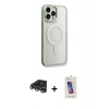 MARSİLYAN™- iPhone 14 Pro Max Kılıf Yankı Işık Özel Seri - Siyah Joko 5D Cam + Raze Metal Kamera Lens - GS