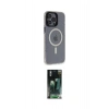 MARSİLYAN™- iPhone 14 Pro Max Kılıf Yankı Işık Prime - Siyah 360 Mat Full Body Arka Koruyucu