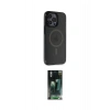 MARSİLYAN™- iPhone 14 Pro Max Kılıf Yankı Işık Prime - Siyah 360 Mat Full Body Arka Koruyucu