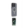 MARSİLYAN™- iPhone 14 Pro Max Kılıf Yankı Işık Prime - Siyah 360 Mat Full Body Arka Koruyucu