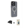 MARSİLYAN™- iPhone 14 Pro Max Kılıf Yankı Işık Prime - Siyah 6D Mat Seramik Hayalet Nano Ekran Koruyucu + Raze Metal Kamera Lens - GS
