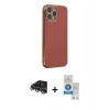 MARSİLYAN™- iPhone 14 Pro Max Kılıf Yankı Serisi - Şeffaf Royal Nano Ekran Koruyucu + Raze Metal Kamera Lens - GS