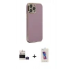 MARSİLYAN™- iPhone 14 Pro Max Kılıf Yankı Serisi - Siyah Joko 5D Cam + Bilvis Titan Kamera Lens - DNMR