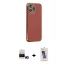 MARSİLYAN™- iPhone 14 Pro Max Kılıf Yankı Serisi - Siyah Joko 5D Cam + Bilvis Titan Kamera Lens - GD