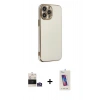 MARSİLYAN™- iPhone 14 Pro Max Kılıf Yankı Serisi - Siyah Joko 5D Cam + Bilvis Titan Kamera Lens - GS