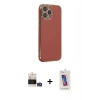 MARSİLYAN™- iPhone 14 Pro Max Kılıf Yankı Serisi - Siyah Joko 5D Cam + Bilvis Titan Kamera Lens - GS