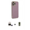MARSİLYAN™- iPhone 14 Pro Max Kılıf Yankı Serisi - Siyah Joko Magic 5D Hayalet Cam + Bilvis Titan Kamera Lens - GS