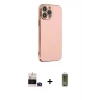 MARSİLYAN™- iPhone 14 Pro Max Kılıf Yankı Serisi - Siyah Joko Magic 5D Hayalet Cam + Bilvis Titan Kamera Lens - DNMR