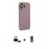 MARSİLYAN™- iPhone 14 Pro Max Kılıf Yankı Serisi - Siyah Joko Magic 5D Hayalet Cam + Bilvis Titan Kamera Lens - DNMR