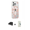 MARSİLYAN™- iPhone 14 Pro Max Kılıf Yörünge Işık Prime - Şeffaf Pasifik Cam Ekran Koruyucu + Raze Metal Kamera Lens - GS