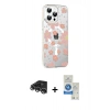 MARSİLYAN™- iPhone 14 Pro Max Kılıf Yörünge Işık Prime - Şeffaf Royal Nano Ekran Koruyucu + Raze Metal Kamera Lens - GS