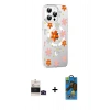 MARSİLYAN™- iPhone 14 Pro Max Kılıf Yörünge Işık Prime - Siyah 18D Cam Ekran Koruyucu + Bilvis Titan Kamera Lens - SH