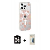 MARSİLYAN™- iPhone 14 Pro Max Kılıf Yörünge Işık Prime - Siyah 6D Mat Seramik Hayalet Nano Ekran Koruyucu + PVD Metal Kamera Lens - TU