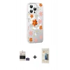 MARSİLYAN™- iPhone 14 Pro Max Kılıf Yörünge Işık Prime - Siyah 6D Mat Seramik Hayalet Nano Ekran Koruyucu + Bilvis Titan Kamera Lens - GS