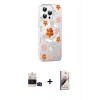 MARSİLYAN™- iPhone 14 Pro Max Kılıf Yörünge Işık Prime - Siyah Bilvis 3D Mat Cam Ekran Koruyucu + Bilvis Titan Kamera Lens - SH