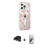 MARSİLYAN™- iPhone 14 Pro Max Kılıf Yörünge Işık Prime - Siyah Bilvis 3D Mat Cam Ekran Koruyucu + Raze Metal Kamera Lens - GS