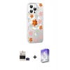 MARSİLYAN™- iPhone 14 Pro Max Kılıf Yörünge Işık Prime - Siyah Bilvis 5in1 3D Magic Cam Ekran Koruyucu + Bilvis Titan Kamera Lens - DNMR