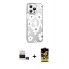 MARSİLYAN™- iPhone 14 Pro Max Kılıf Yörünge Işık Prime - Siyah Buffer Cam Ekran Koruyucu + Bilvis Titan Kamera Lens - GD