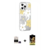 MARSİLYAN™- iPhone 14 Pro Max Kılıf Yörünge Işık Prime - Siyah Buffer Cam Ekran Koruyucu + Bilvis Titan Kamera Lens - GS