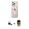 MARSİLYAN™- iPhone 14 Pro Max Kılıf Yörünge Işık Prime - Siyah Buffer Cam Ekran Koruyucu + Bilvis Titan Kamera Lens - GD