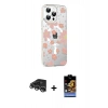 MARSİLYAN™- iPhone 14 Pro Max Kılıf Yörünge Işık Prime - Siyah Buffer Hayalet Cam Ekran Koruyucu + Raze Metal Kamera Lens - GS