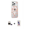 MARSİLYAN™- iPhone 14 Pro Max Kılıf Yörünge Işık Prime - Siyah Joko 5D Cam + Bilvis Titan Kamera Lens - GS