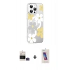 MARSİLYAN™- iPhone 14 Pro Max Kılıf Yörünge Işık Prime - Siyah Joko 5D Cam + Bilvis Titan Kamera Lens - GS