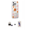 MARSİLYAN™- iPhone 14 Pro Max Kılıf Yörünge Işık Prime - Siyah Joko 5D Cam + Bilvis Titan Kamera Lens - GS