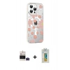 MARSİLYAN™- iPhone 14 Pro Max Kılıf Yörünge Işık Prime - Siyah Polymer Nano Ekran Koruyucu + Bilvis Titan Kamera Lens - DNMR