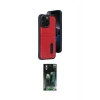 MARSİLYAN™- iPhone 14 Pro Max Kılıf Yörünge Işık Serisi - Siyah 360 Mat Full Body Arka Koruyucu