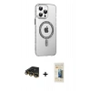 MARSİLYAN™- iPhone 14 Pro Max Kılıf Yörünge Koleksiyonu - Siyah 6D Mat Seramik Hayalet Nano Ekran Koruyucu + Gold Raze Metal Kamera Lens