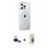MARSİLYAN™- iPhone 14 Pro Max Kılıf Yörünge Koleksiyonu - Siyah 6D Mat Seramik Hayalet Nano Ekran Koruyucu + Bilvis Titan Kamera Lens - GD