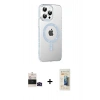 MARSİLYAN™- iPhone 14 Pro Max Kılıf Yörünge Koleksiyonu - Siyah 6D Mat Seramik Hayalet Nano Ekran Koruyucu + Bilvis Titan Kamera Lens - SH