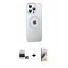 MARSİLYAN™- iPhone 14 Pro Max Kılıf Yörünge Koleksiyonu - Siyah Bilvis 3D Mat Cam Ekran Koruyucu + Bilvis Titan Kamera Lens - GD